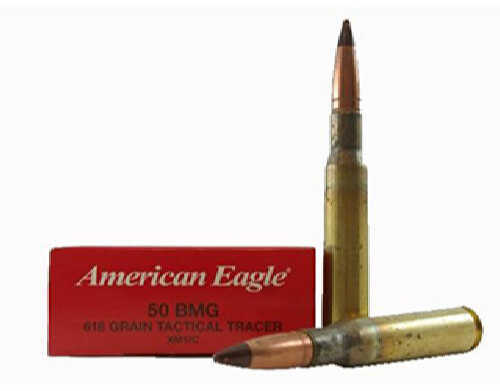 50 BMG 10 Rounds Ammunition Federal Cartridge 618 Grain Tracer